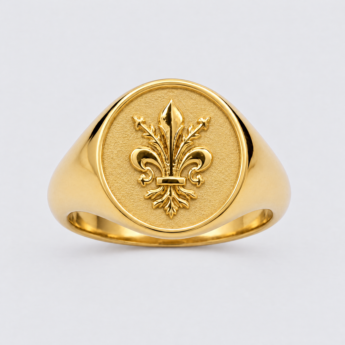 Fleur-de-Lis Signet Ring