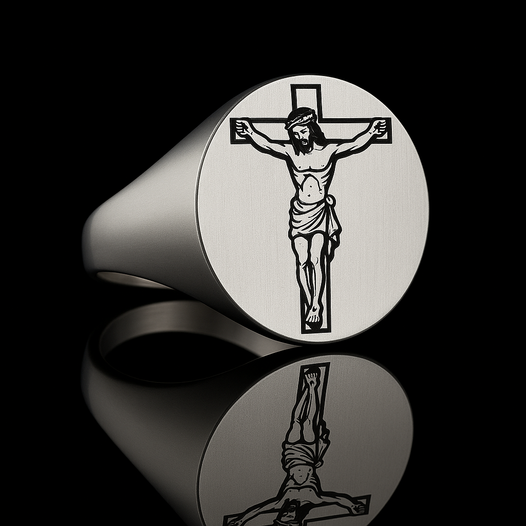 Cross Signet Ring