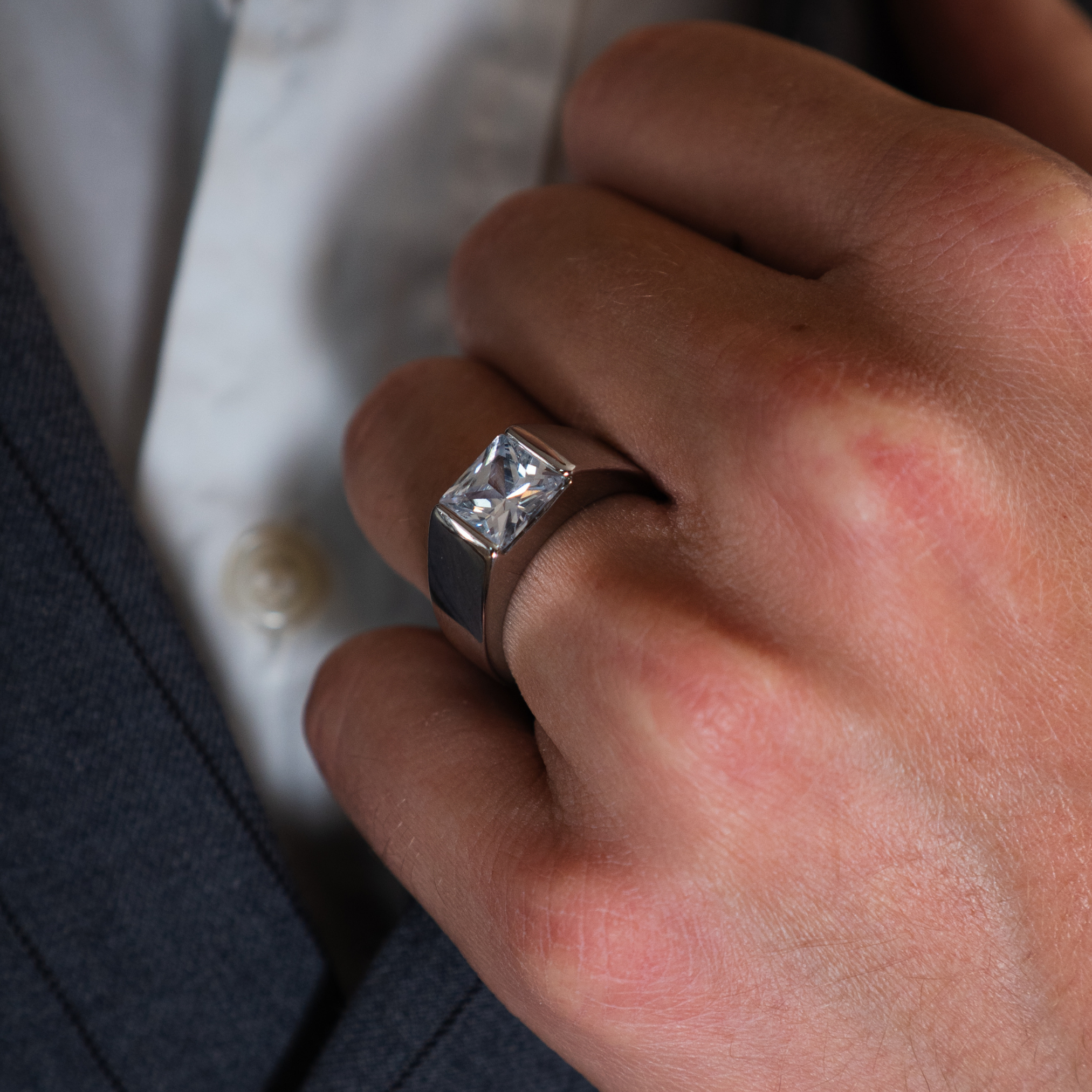 Princess Cut Square Ring