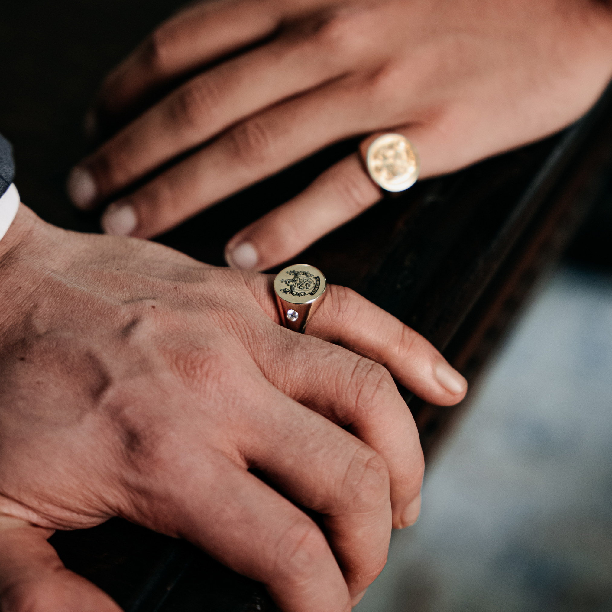 Heritage Ring - Personalized Family Crest & Coat of Arms Signet Rings