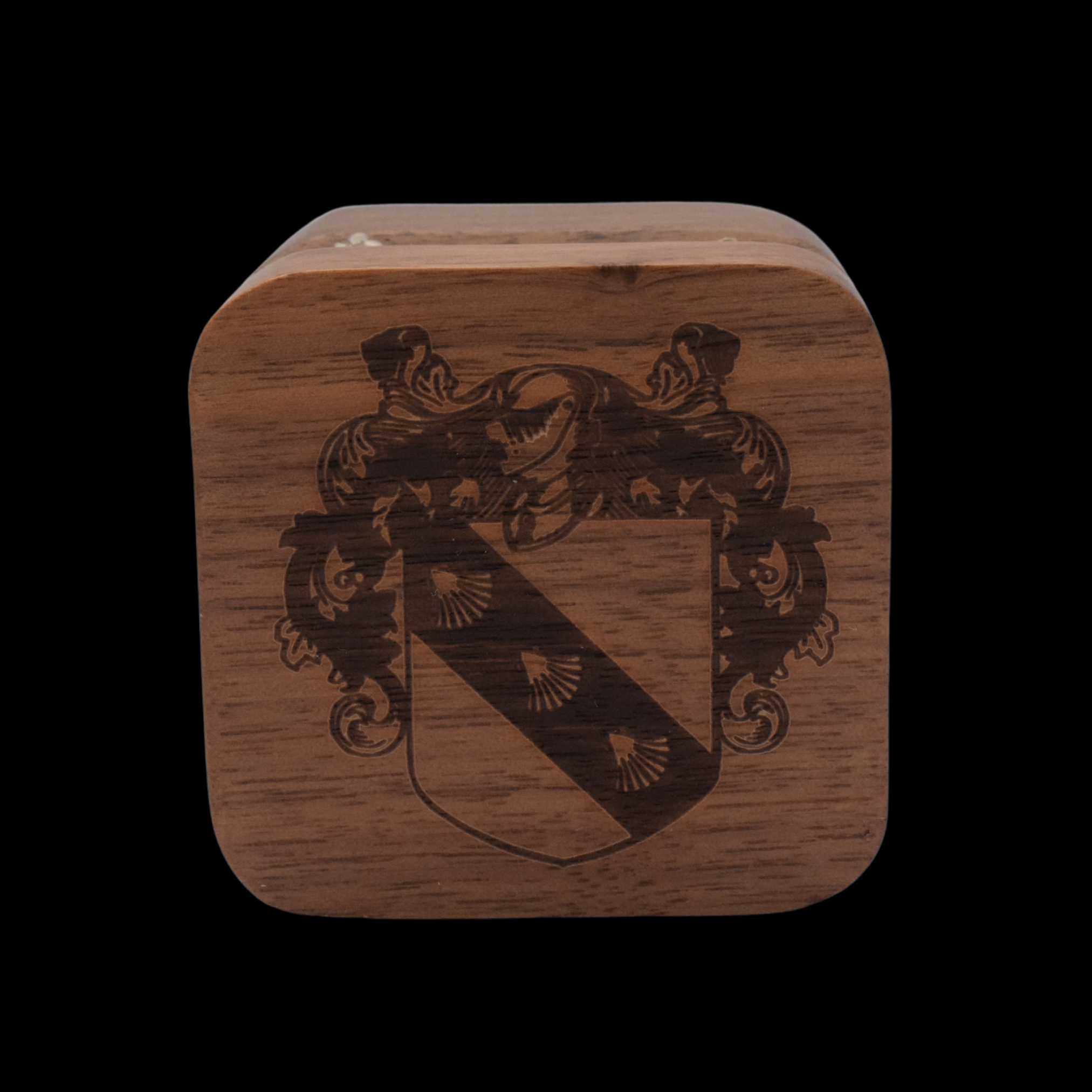 Caja de Anillo de Madera Personalizada