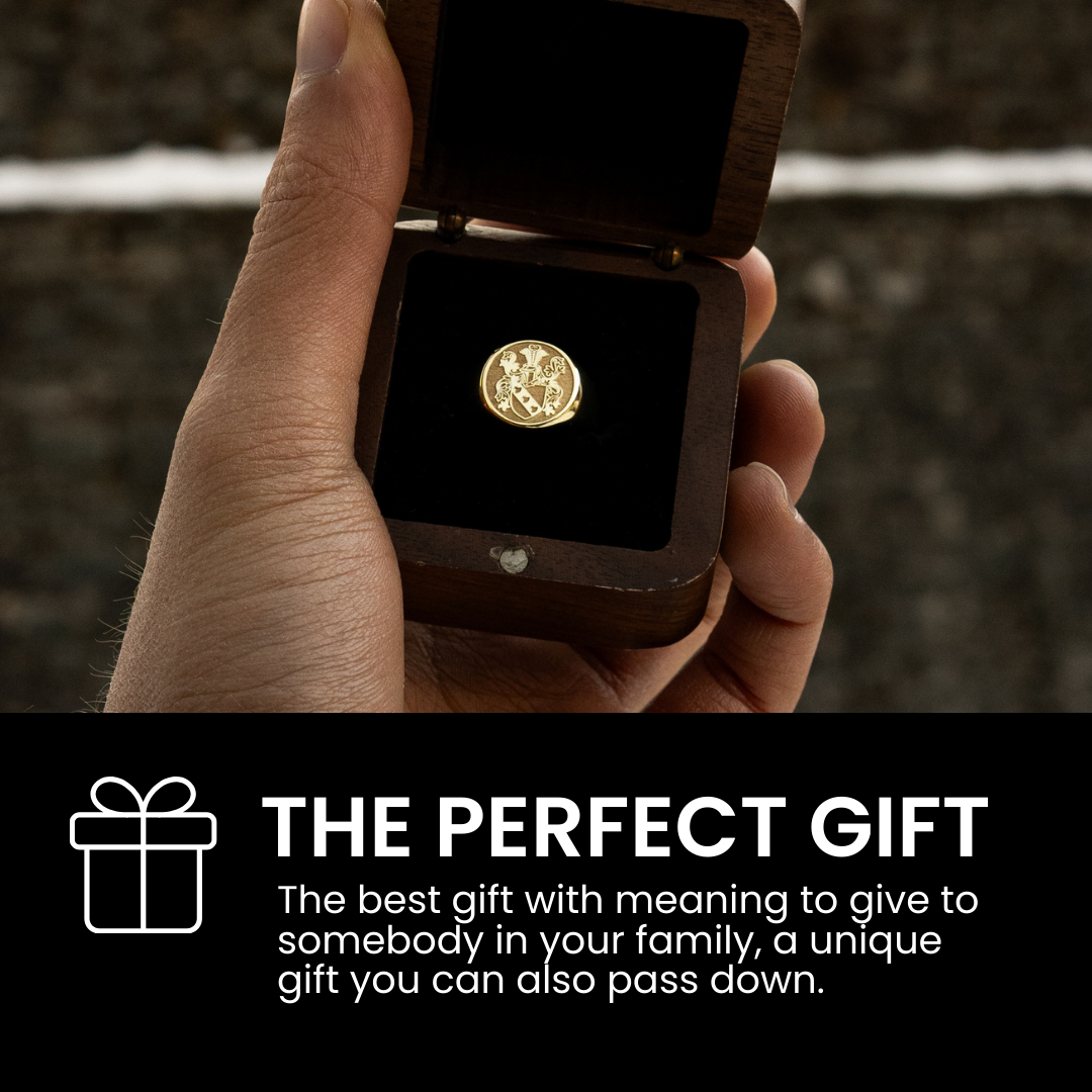 Personalized Gold Plated Signet Ring