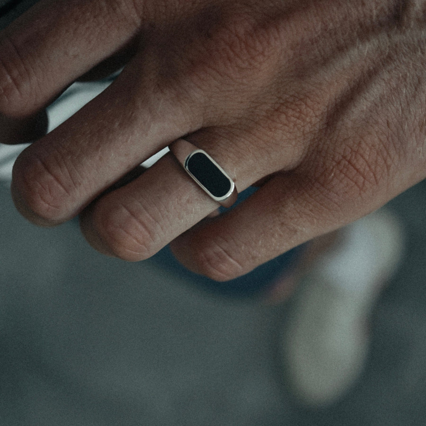 Minimal Oval Signet Ring