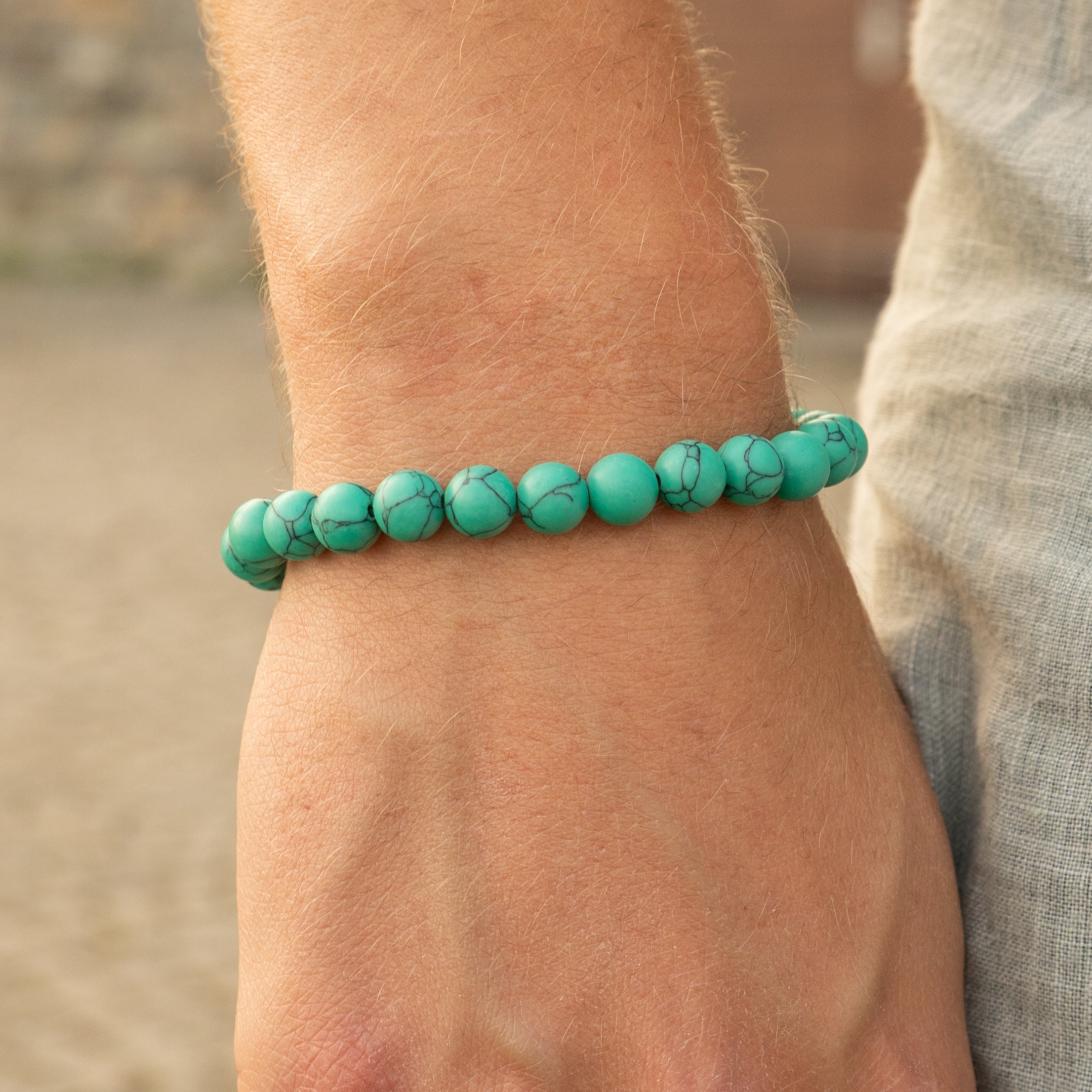 Turquoise Bead Bracelet
