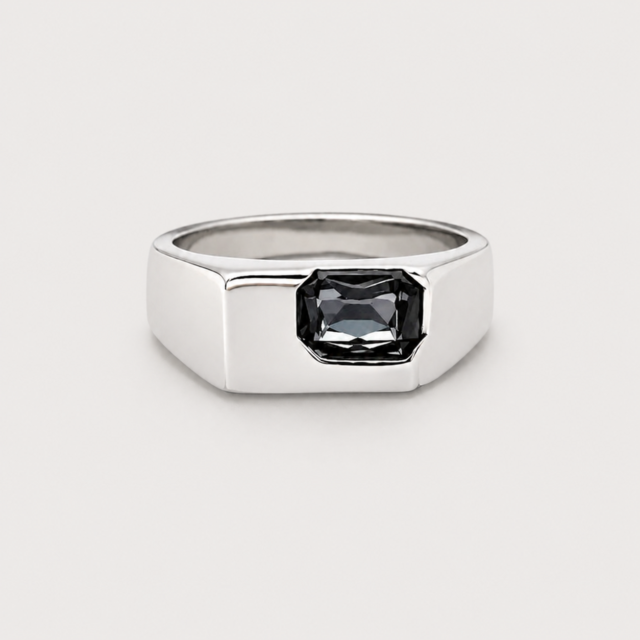 Anillo Sello Azul Turquesa