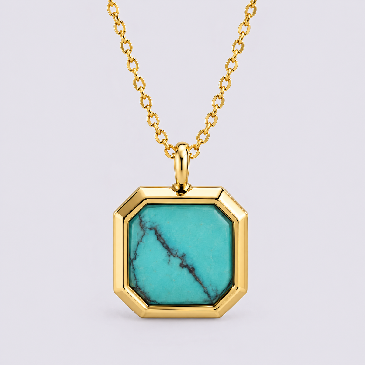 Turquoise Signet Necklace (PRE-ORDER)