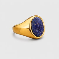 Lapis Lazuli Signet Ring