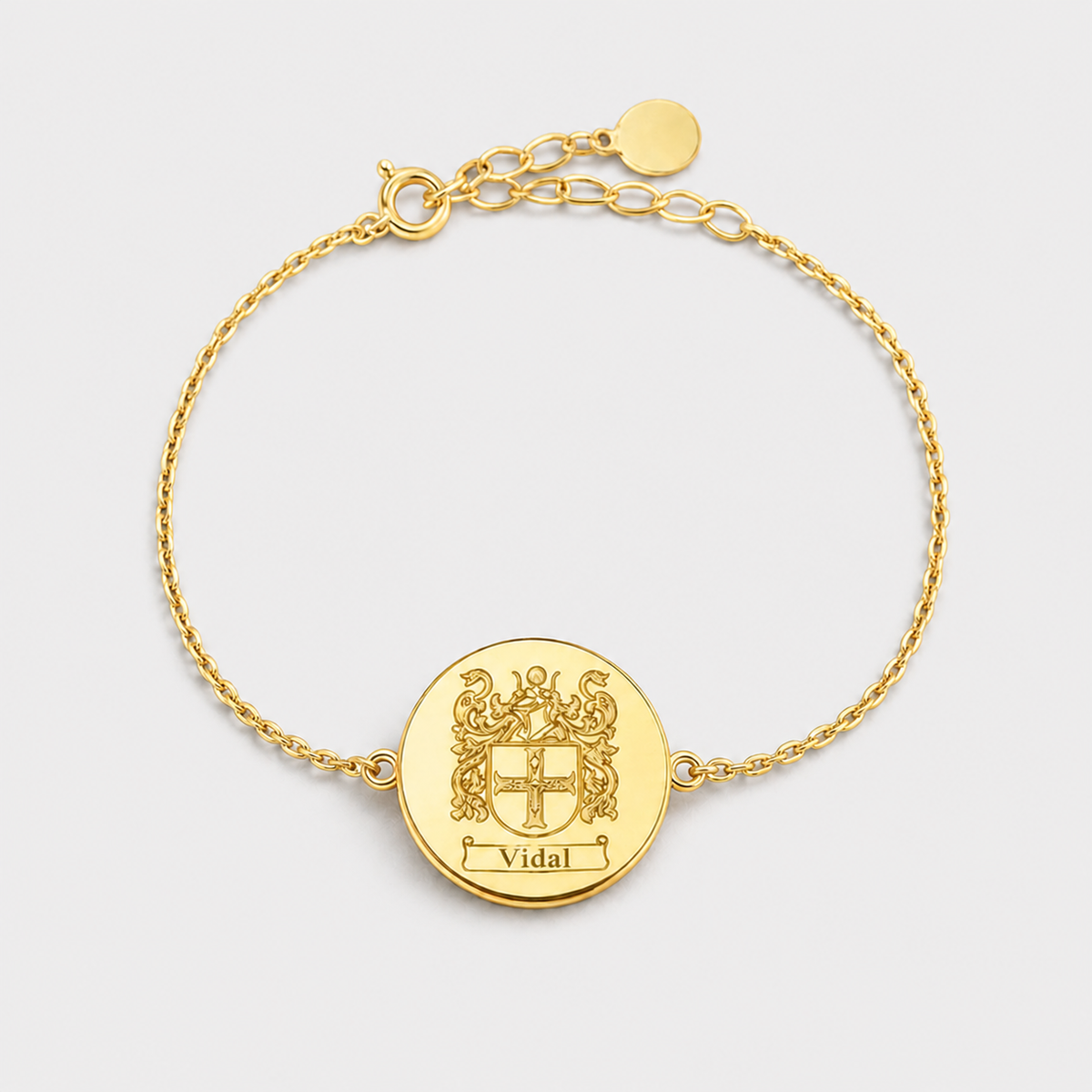 アクセサリー HIGH-END HERITAGE CREST BRACELET Personalized Coat of Arms Bracelet | Custom Family Crest Jewelry
