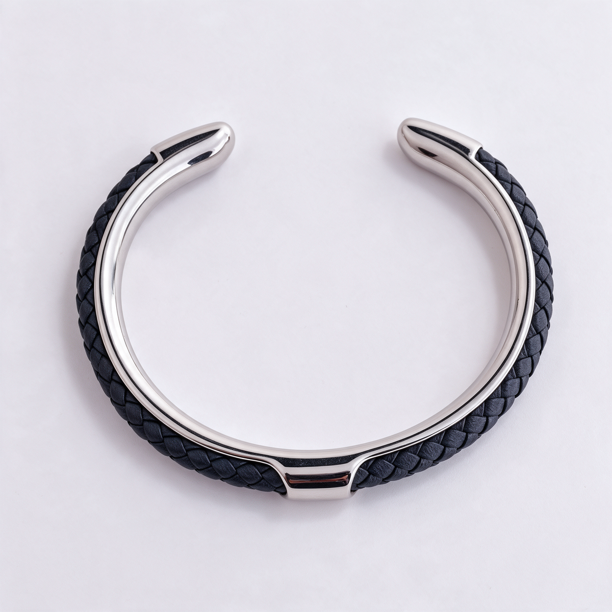 Navy Leather Cuff (PRE-ORDER)