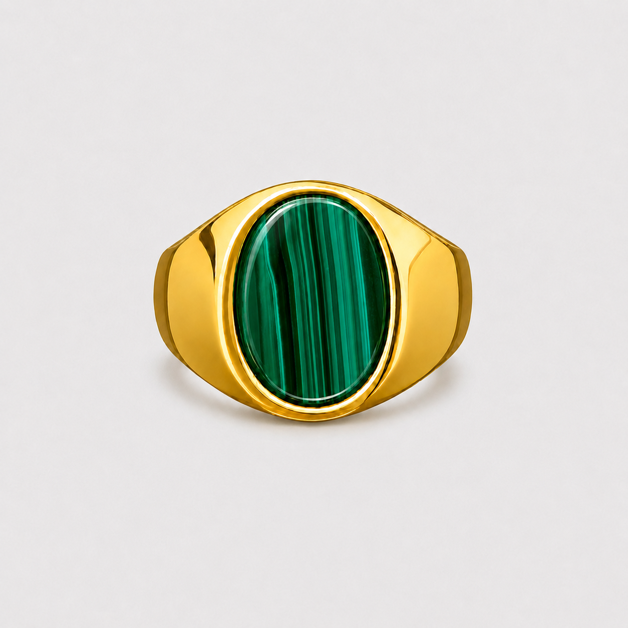 Malachite Signet Ring