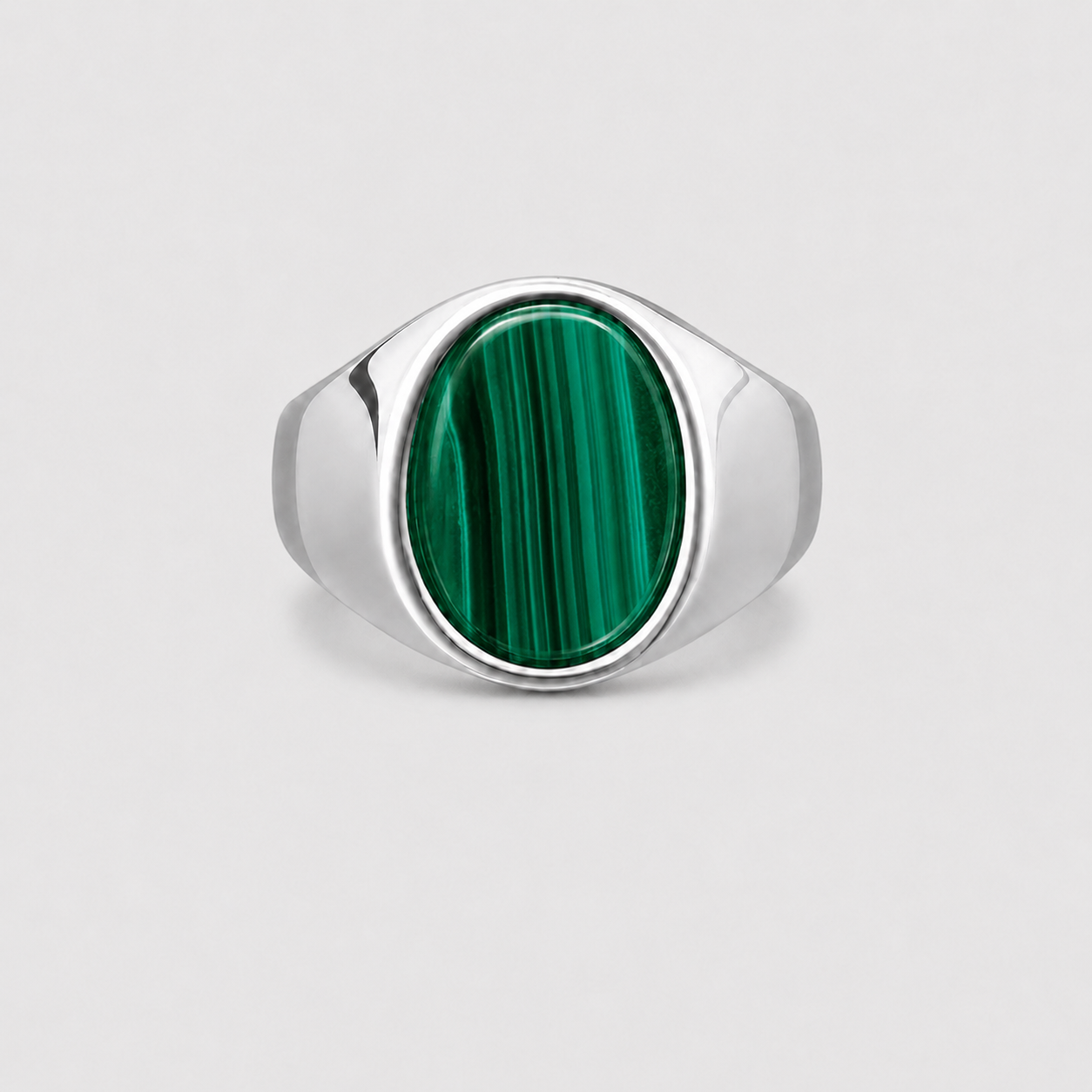 Malachite Signet Ring