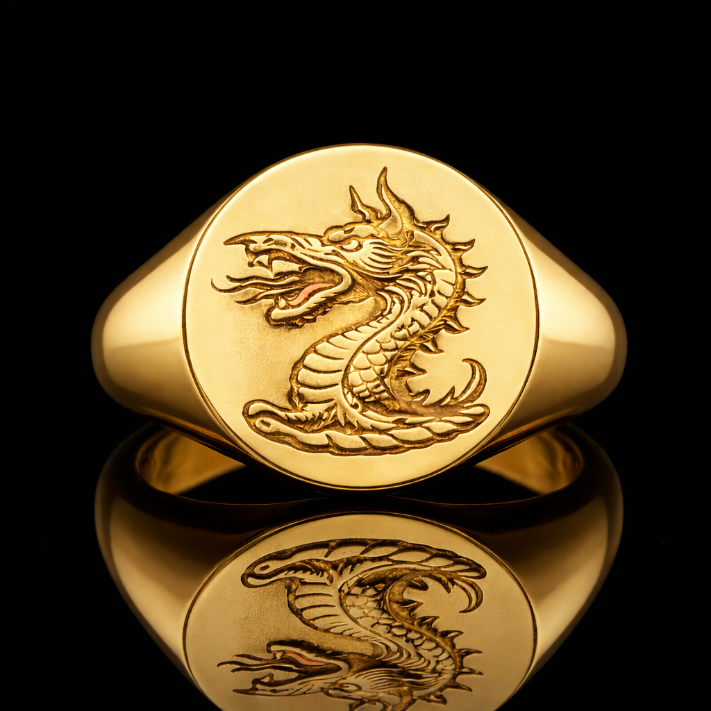 Dragon Signet Ring