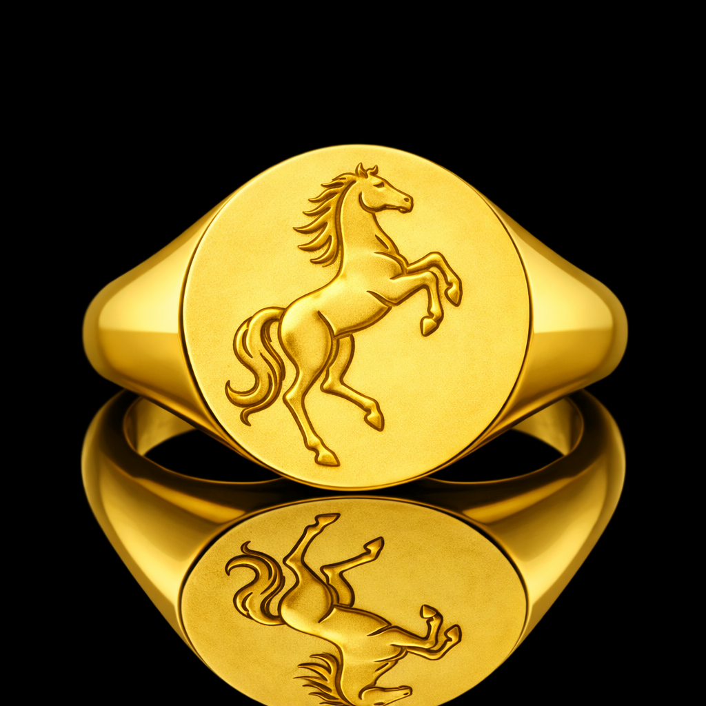 Horse Signet Ring