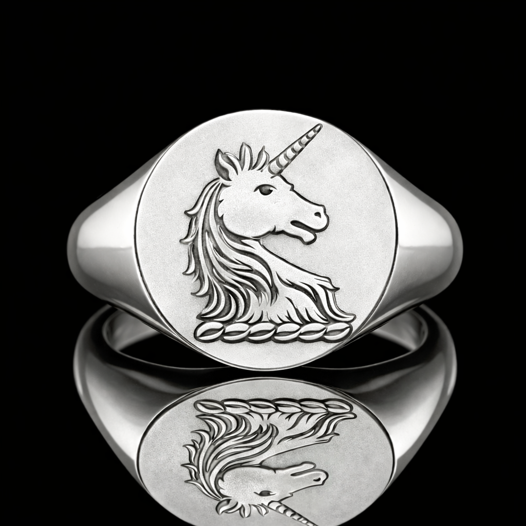 Unicorn Signet Ring
