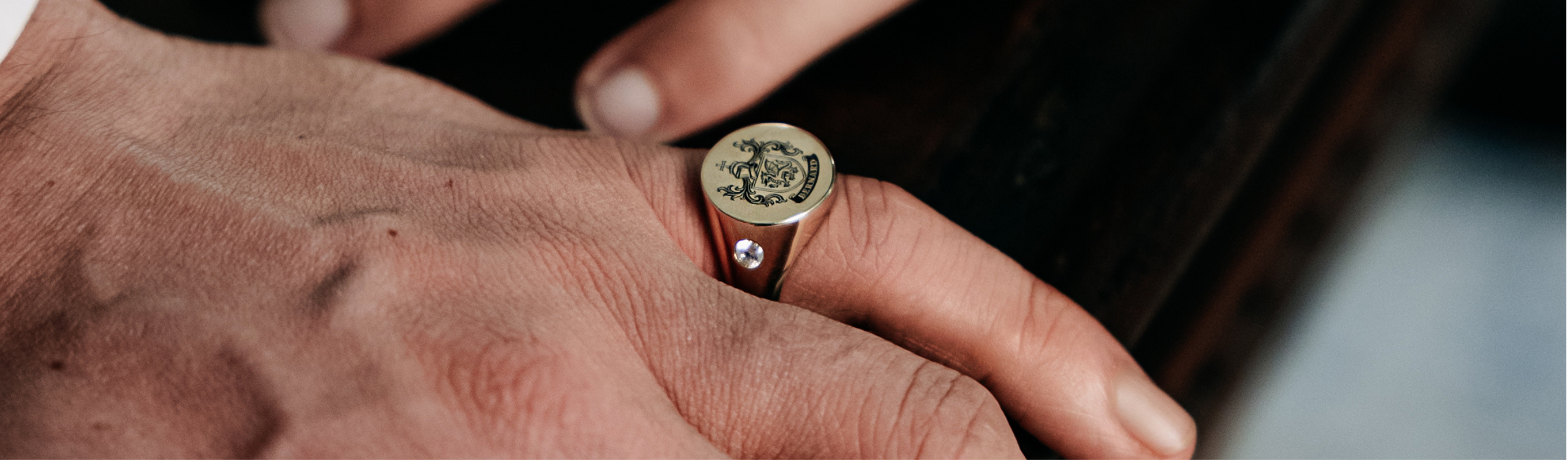 Personalized Coat of Arms Signet Rings