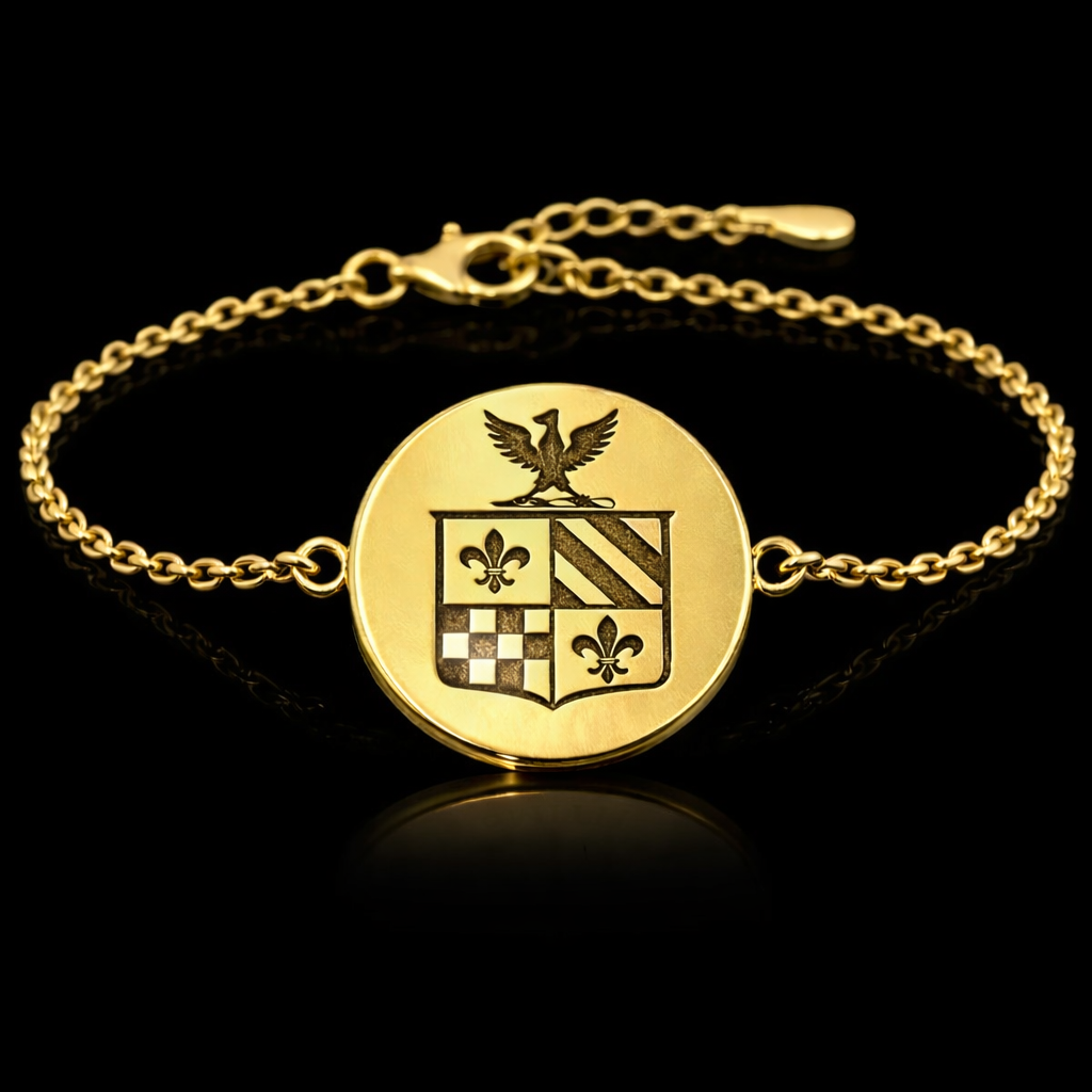Personalized Coat of Arms Bracelet