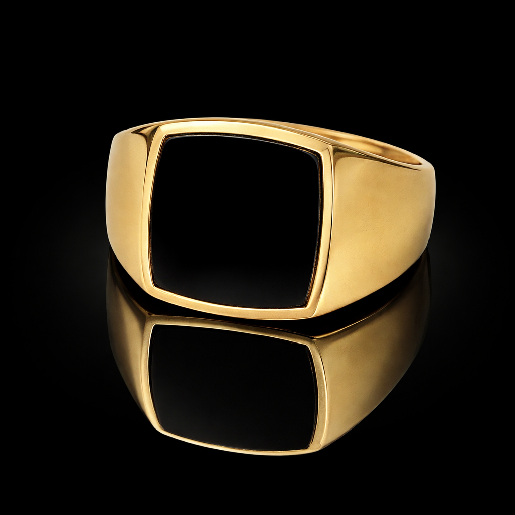 Onyx Square Ring
