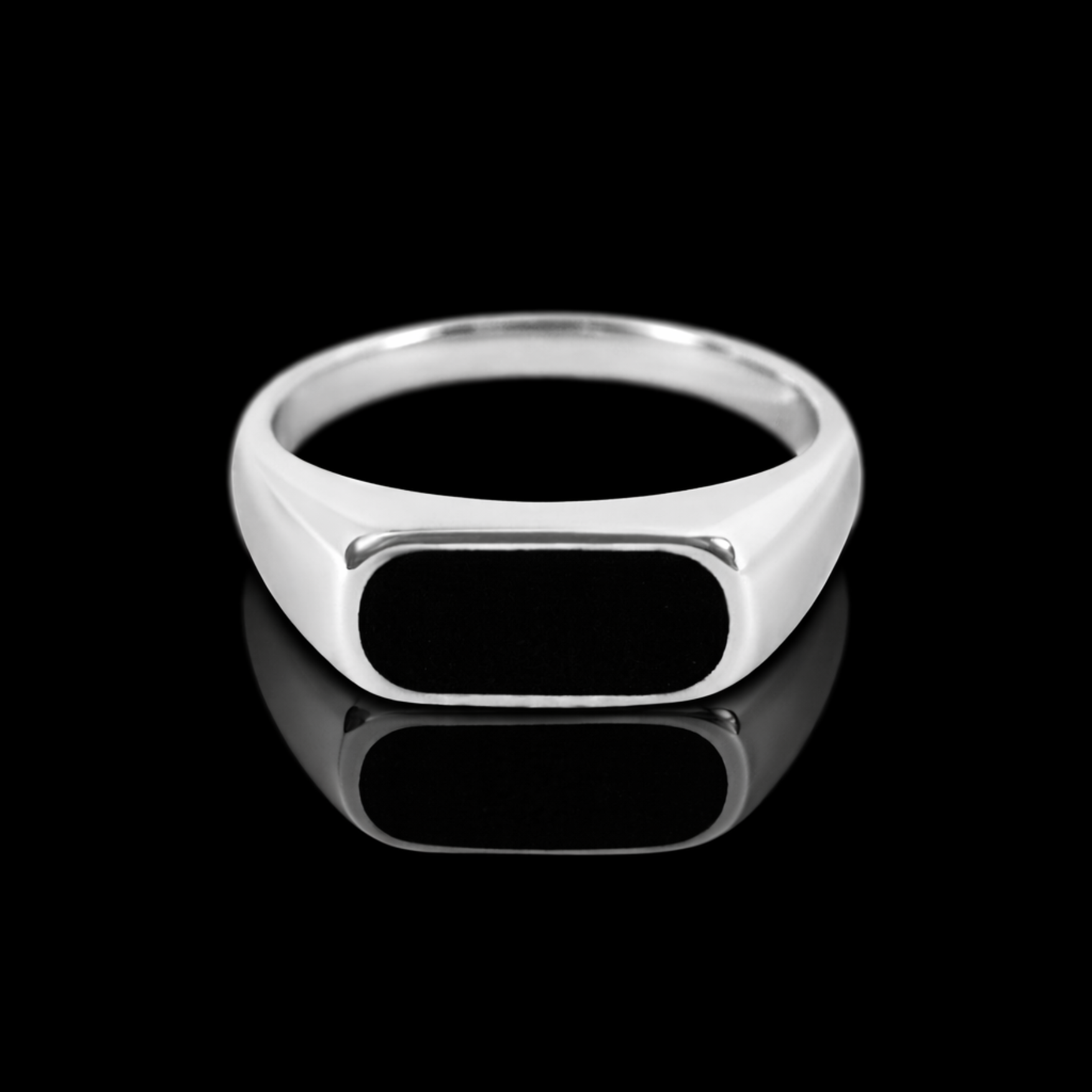 Minimal Oval Signet Ring