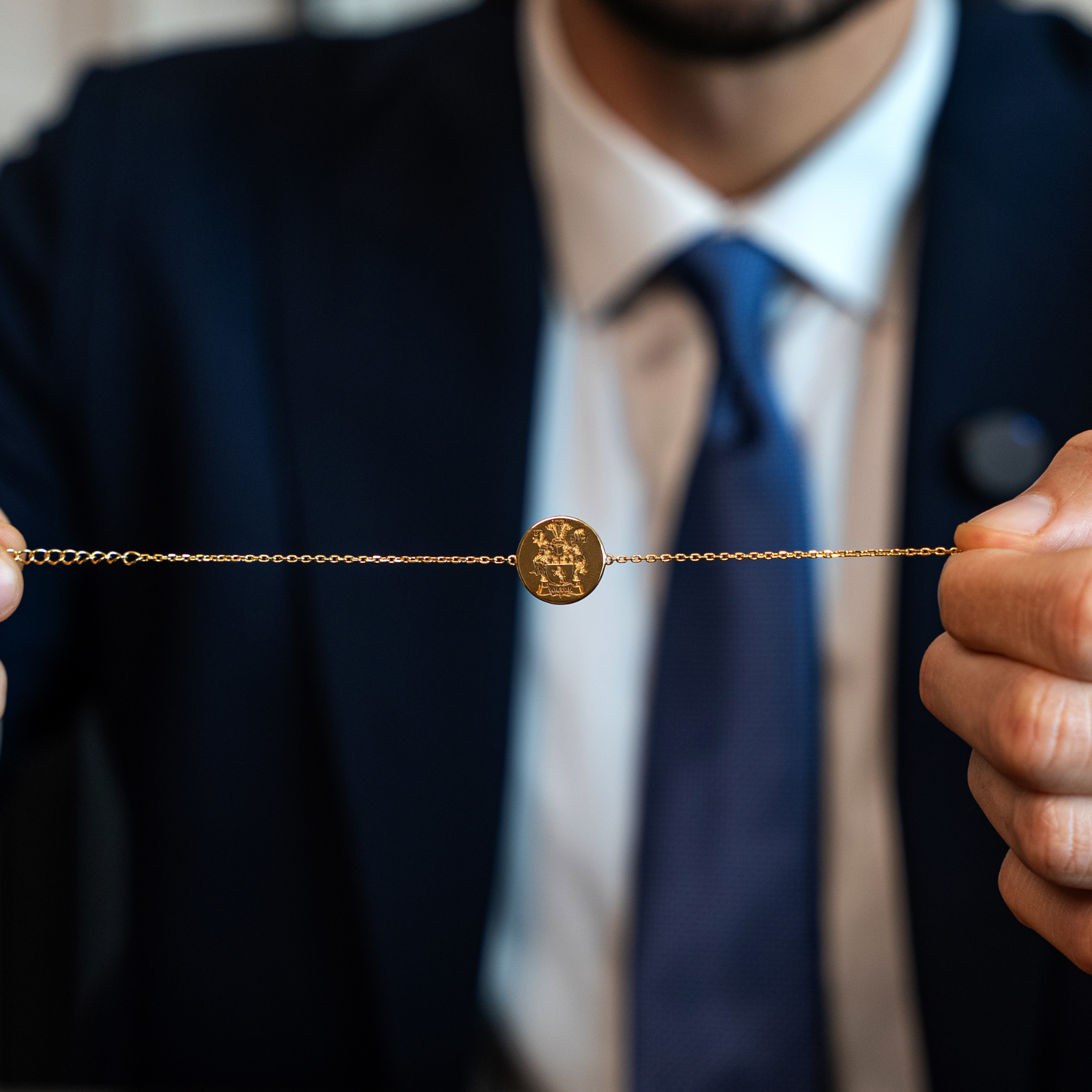 Personalized Coat of Arms Bracelet
