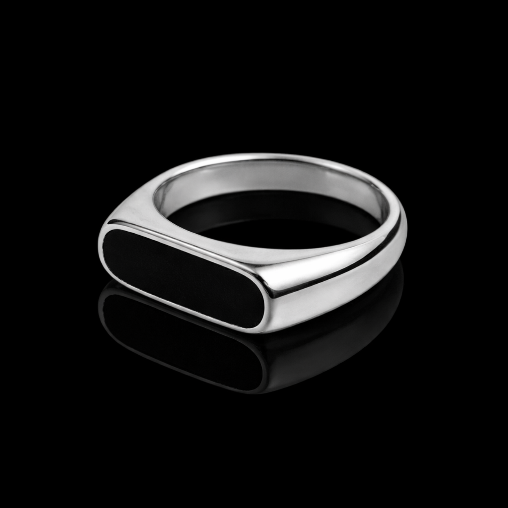 Minimal Oval Signet Ring