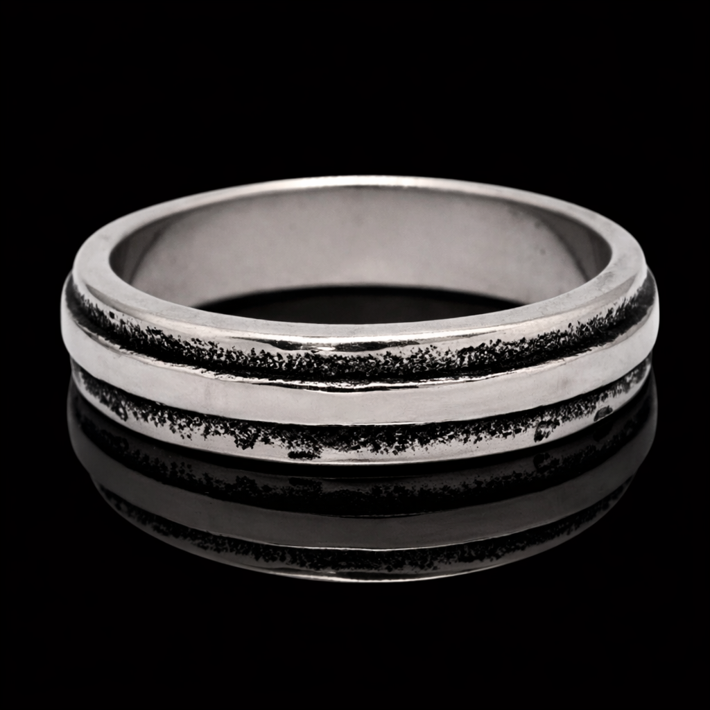 Anillo Sello Azul Turquesa