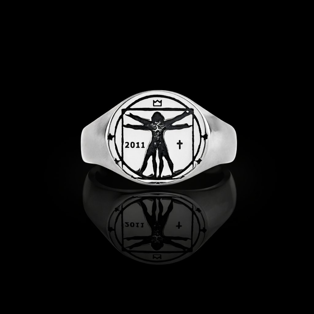 Vitruvian Signet Ring