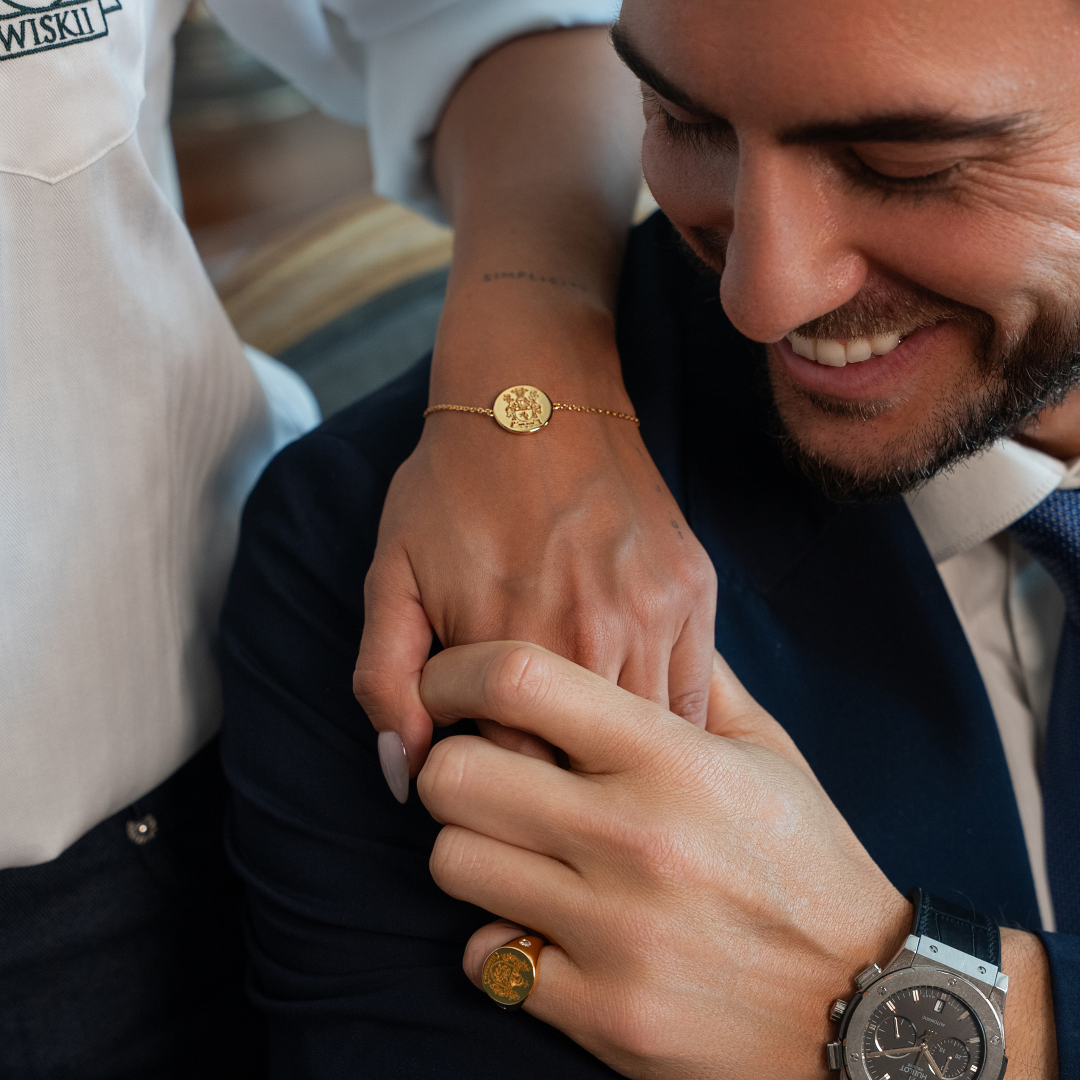 Personalized Coat of Arms Bracelet