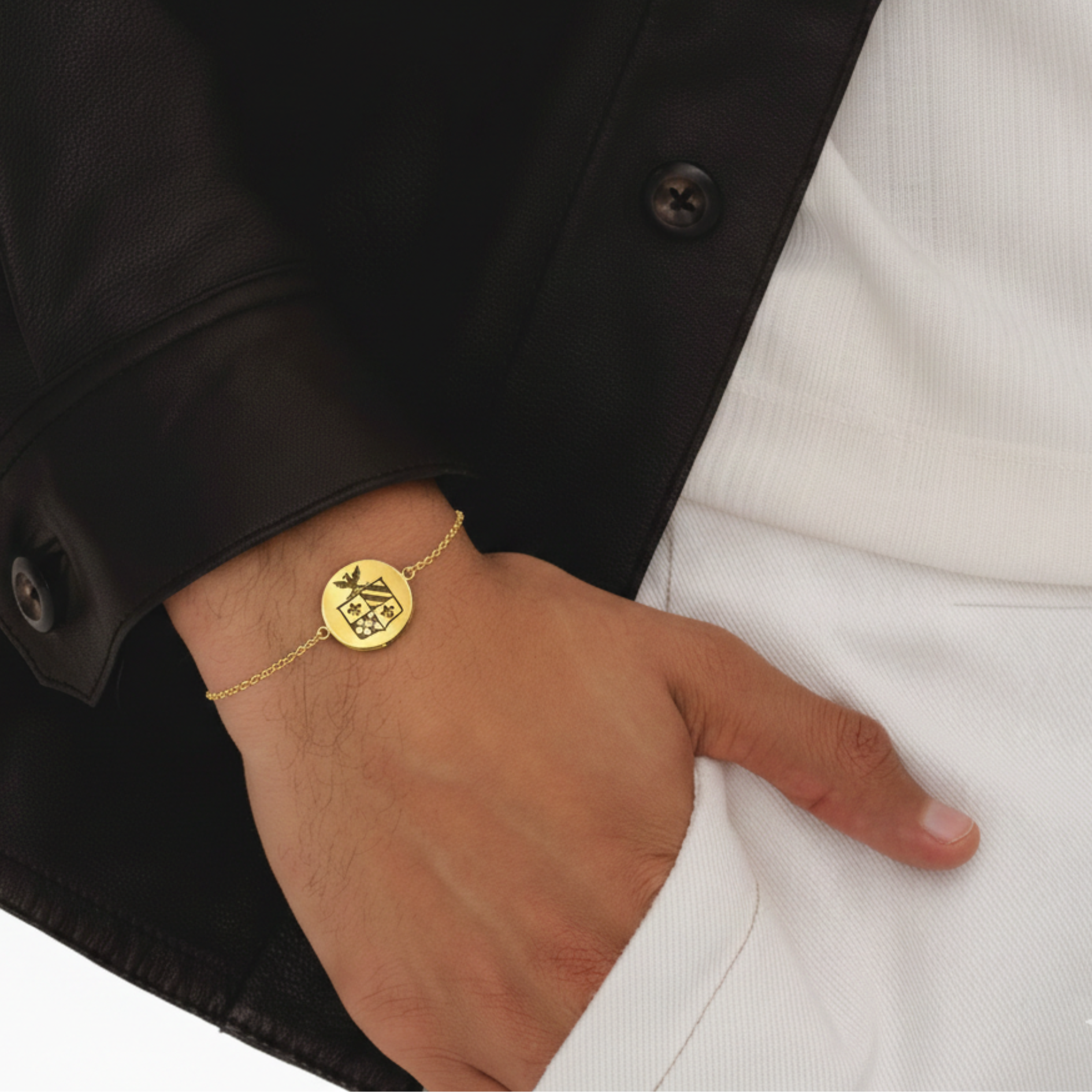 Chevalière en Turquoise Bleue