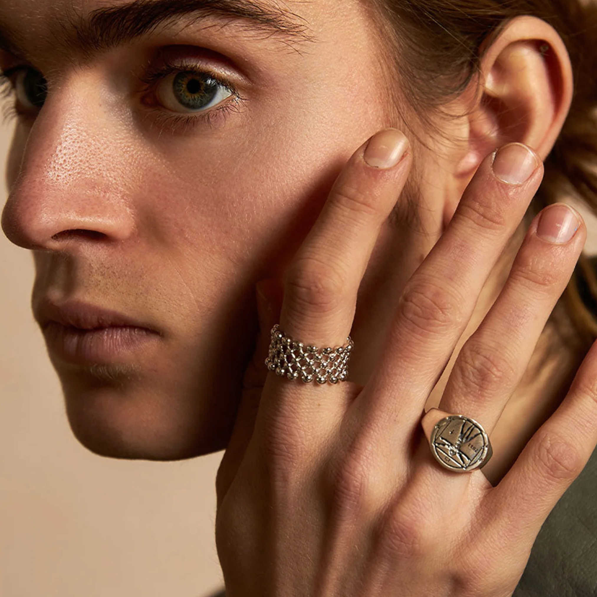 Vitruvian Signet Ring