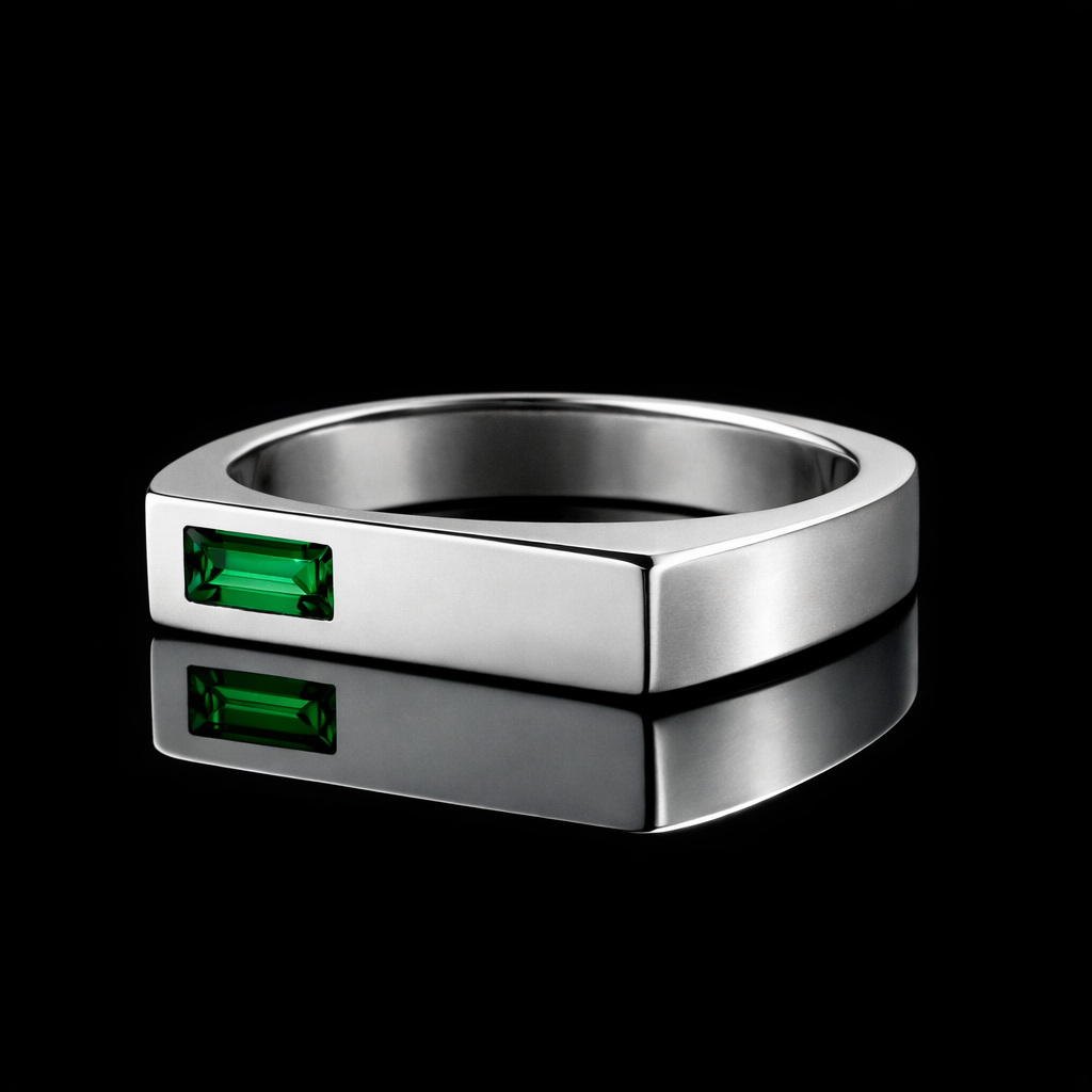 Anel de Sinete Azul Turquesa