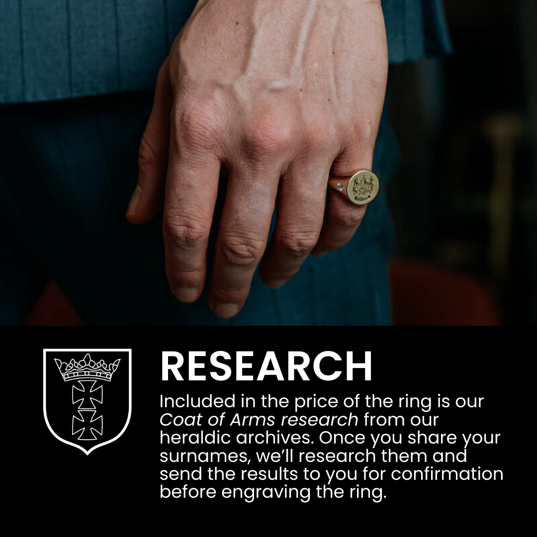 Personalized Gold Plated Signet Ring