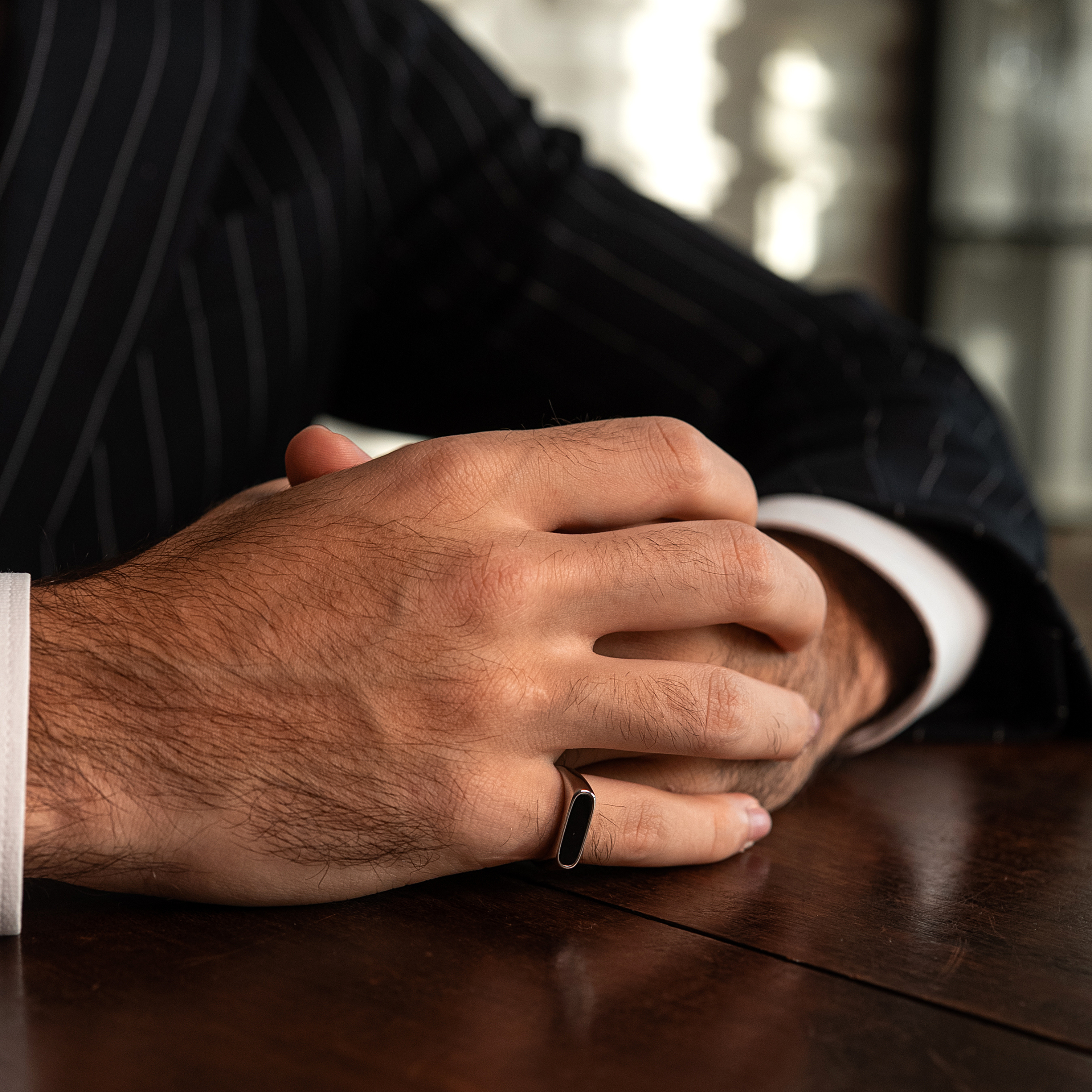 Minimal Oval Signet Ring