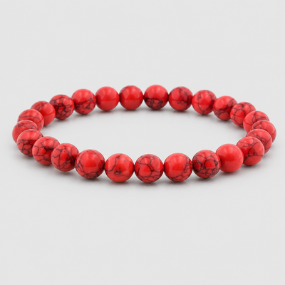 Carnelian Bead Bracelet