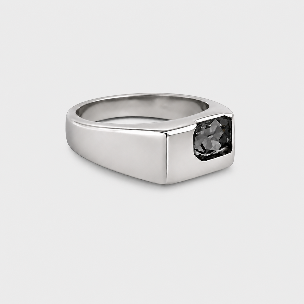 Anillo Sello Azul Turquesa