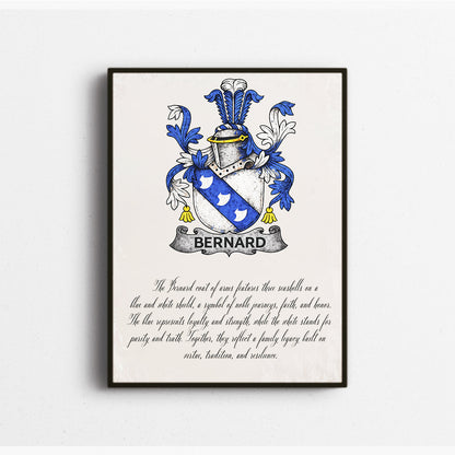 Your Family Coat of Arms + Historical Explanation