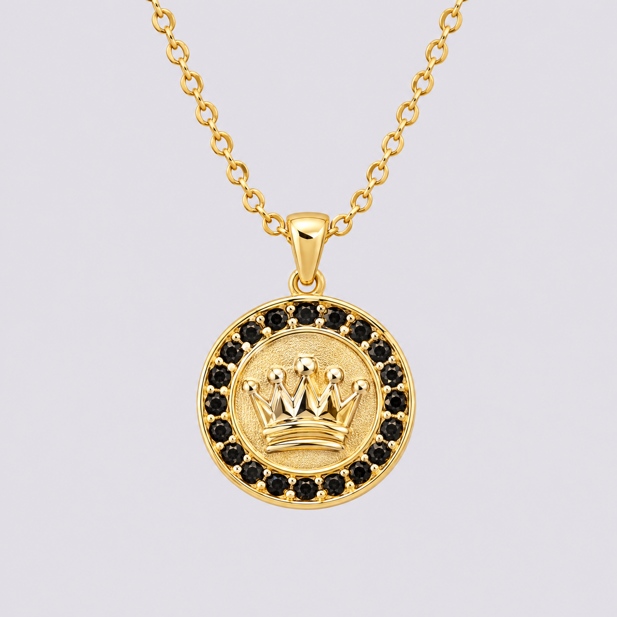 Onyx Crown Necklace (PRE-ORDER)