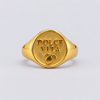 Dolce Vita Signet Ring (PRE-ORDER)