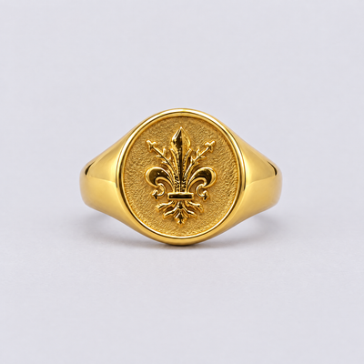 Fleur-de-Lis Signet Ring (PRE-ORDER)