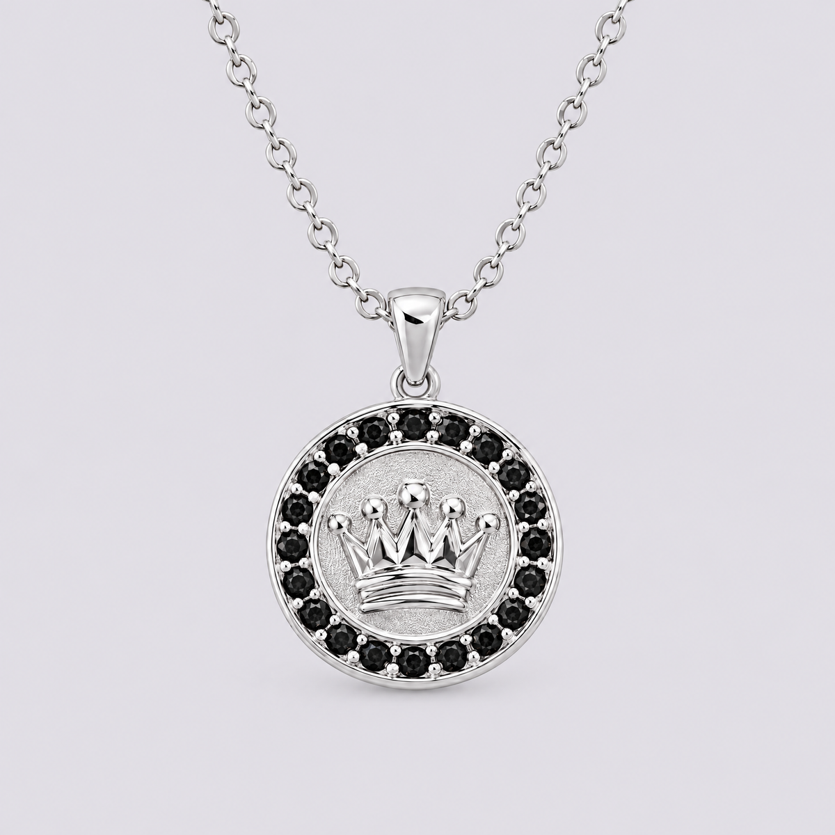 Onyx Crown Necklace (PRE-ORDER)