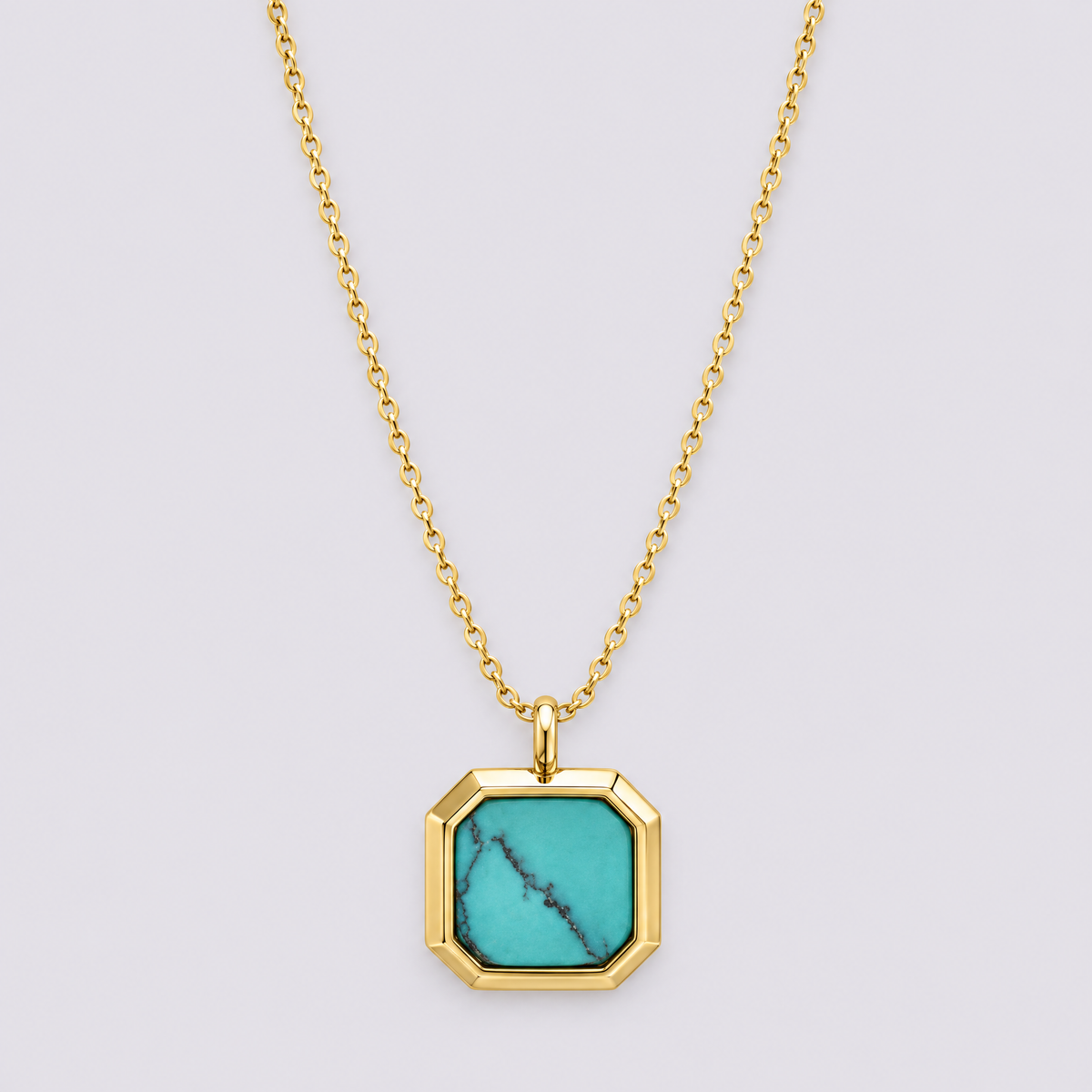 Turquoise Signet Necklace (PRE-ORDER)