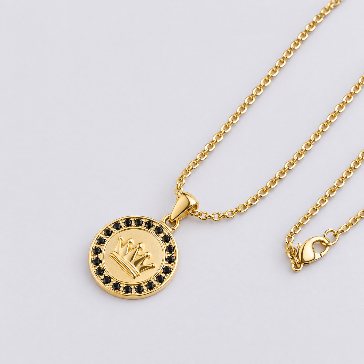 Onyx Crown Necklace (PRE-ORDER)