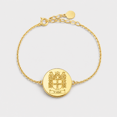Personalized Coat of Arms Bracelet