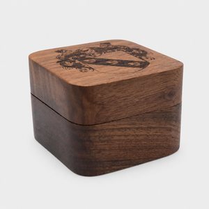 Caja de Anillo de Madera Personalizada