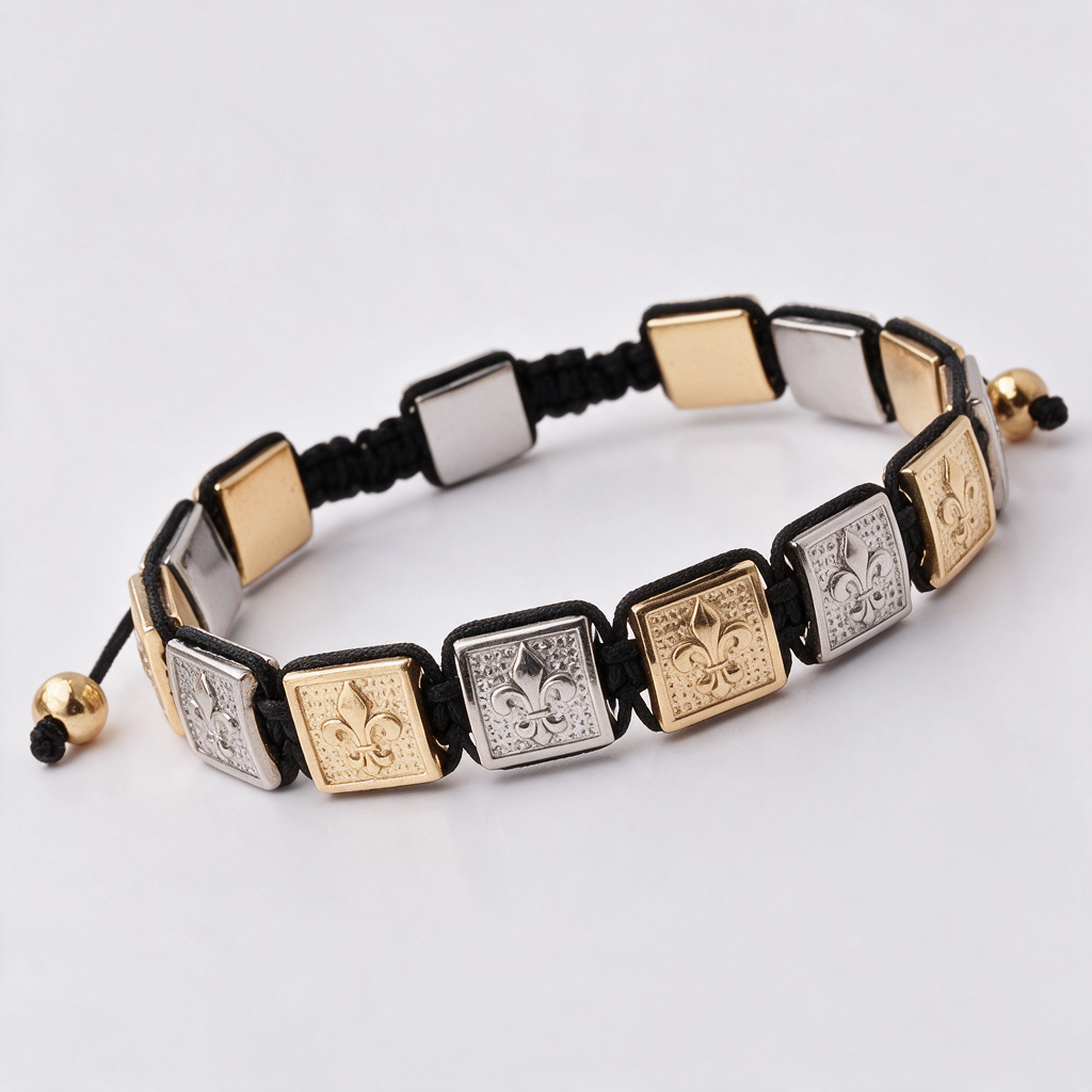 Fleur-de-Lis Tile Bracelet (PRE-ORDER)