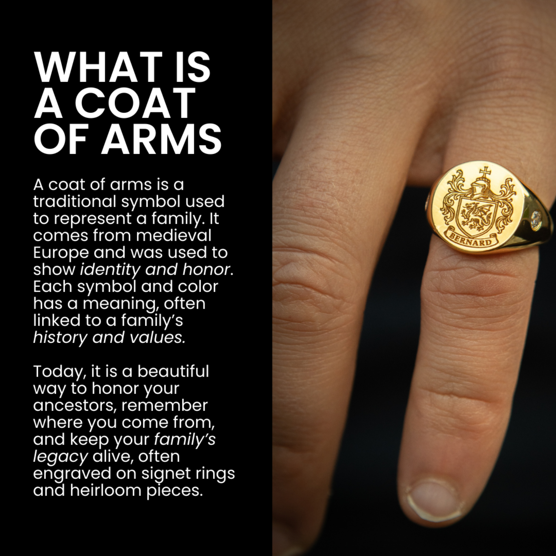 Personalized Gold Plated Signet Ring