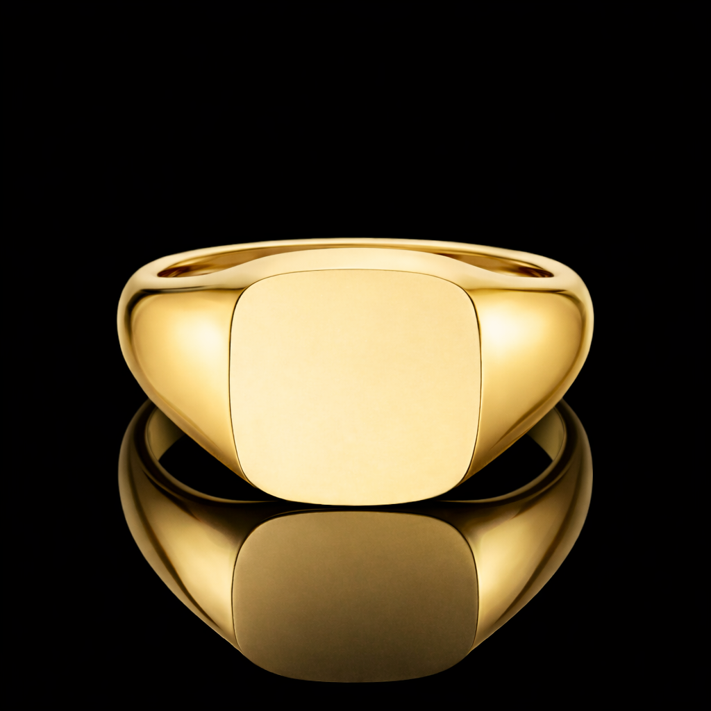 Classic Cushion Signet Ring