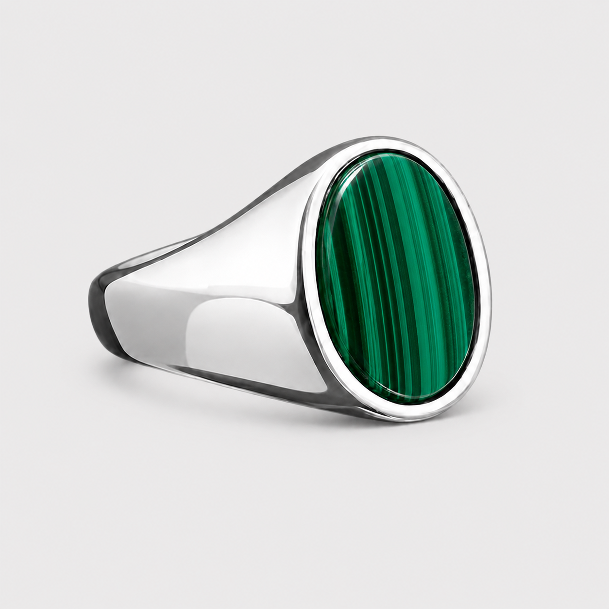 Malachite Signet Ring