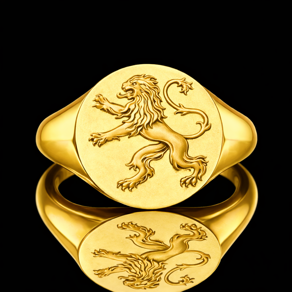 Lion Signet Ring