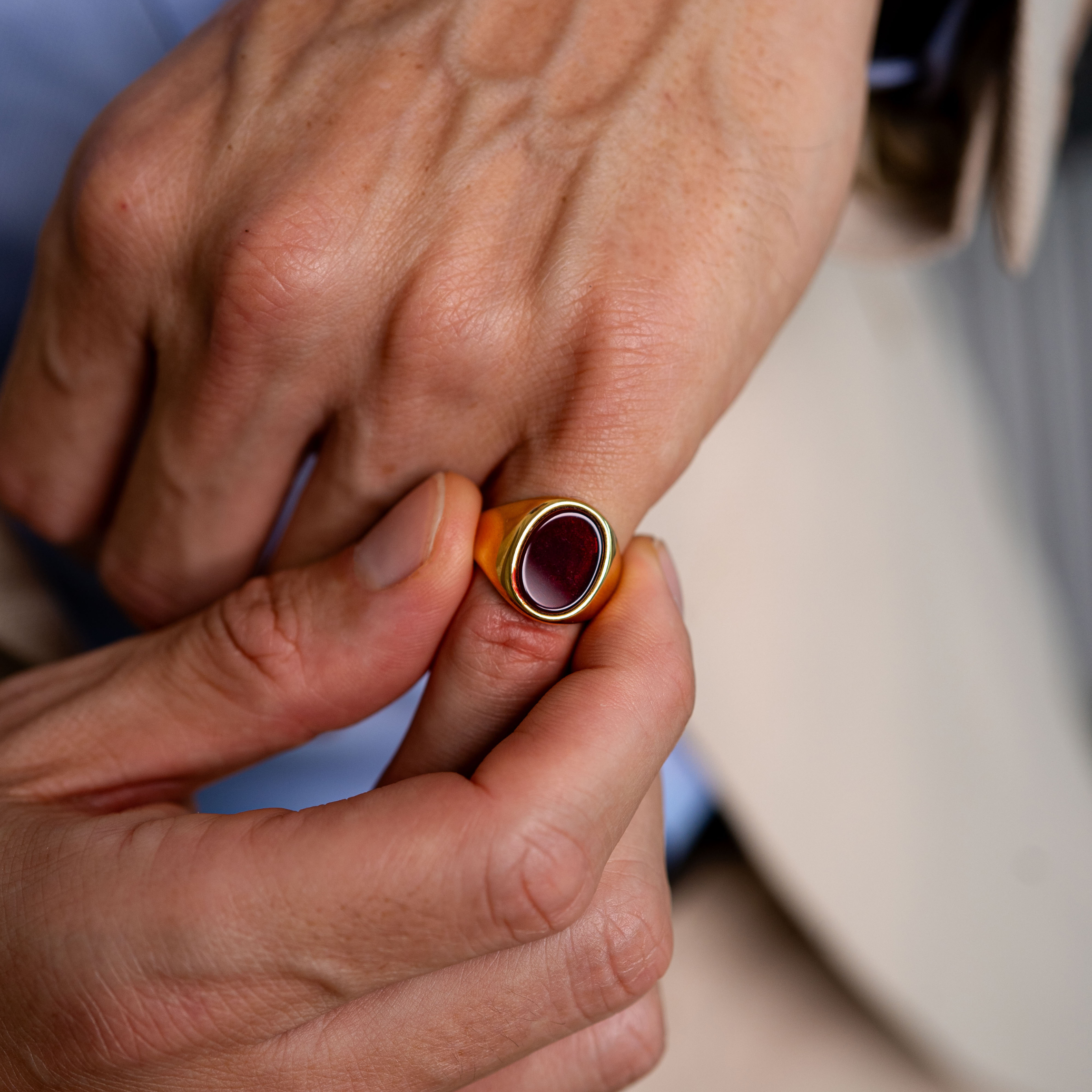 Carnelian Signet Ring