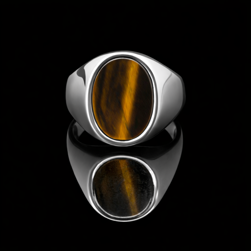 Chevalière Œil de Tigre